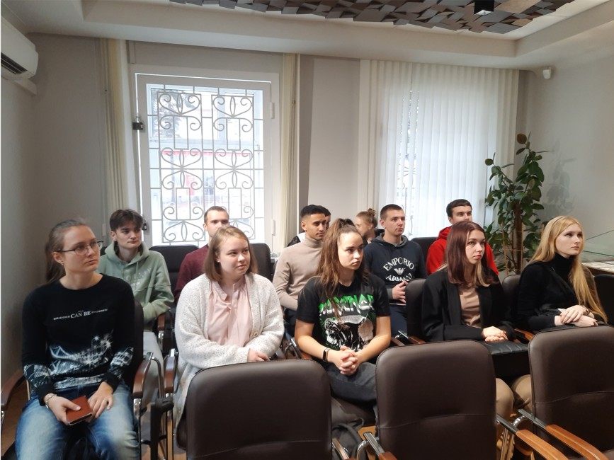 Студенты в музее